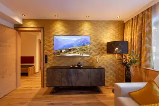 Wohnzimmer Ferienwohnung HIRSCHBICHL 
