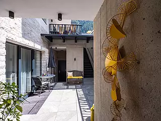 Alma Appartements Innenhof